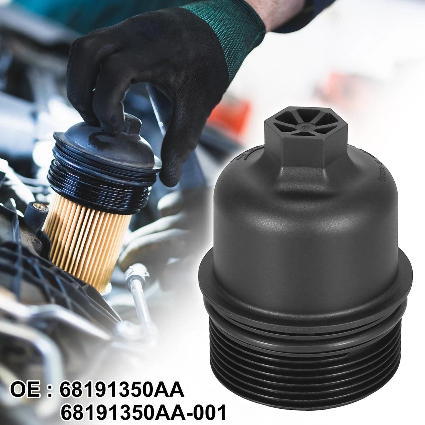 Oil Filter Cap Assembly for Chrysler 200, Jeep, Dodge, Ram (2011-2017)