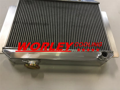 Aluminium Radiator + 10" Fan for Holden Kingwood HG-HJ (1968-1980)