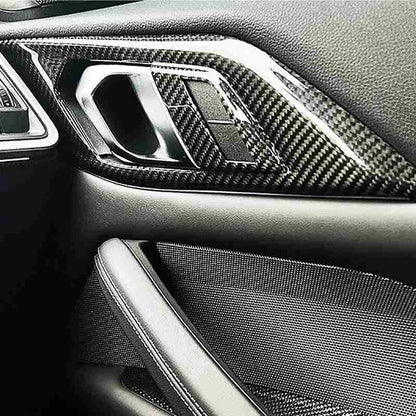 Dry Carbon Fiber Inner Door Handle Frame Panel Cover Trim for BMW G22 430i 21-23