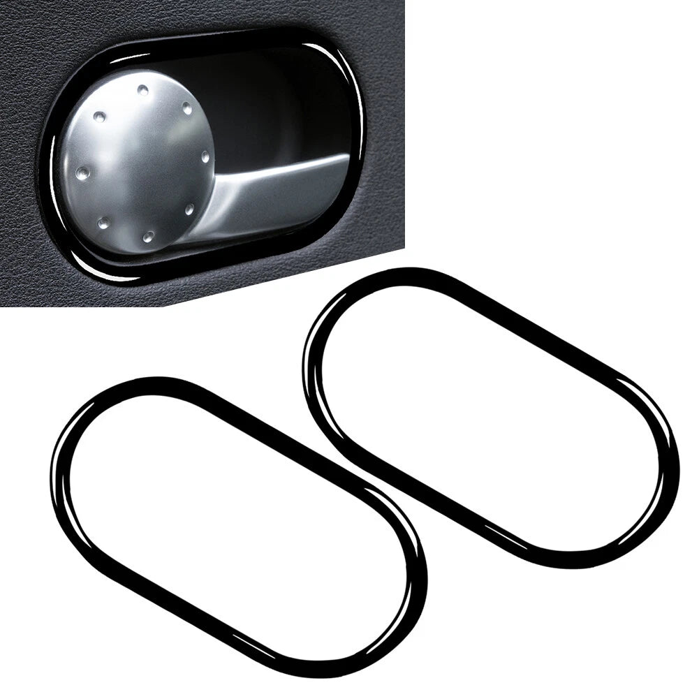 Piano Black Interior Door Handle Bowl Frame Cover for Audi TT (2001-2006)