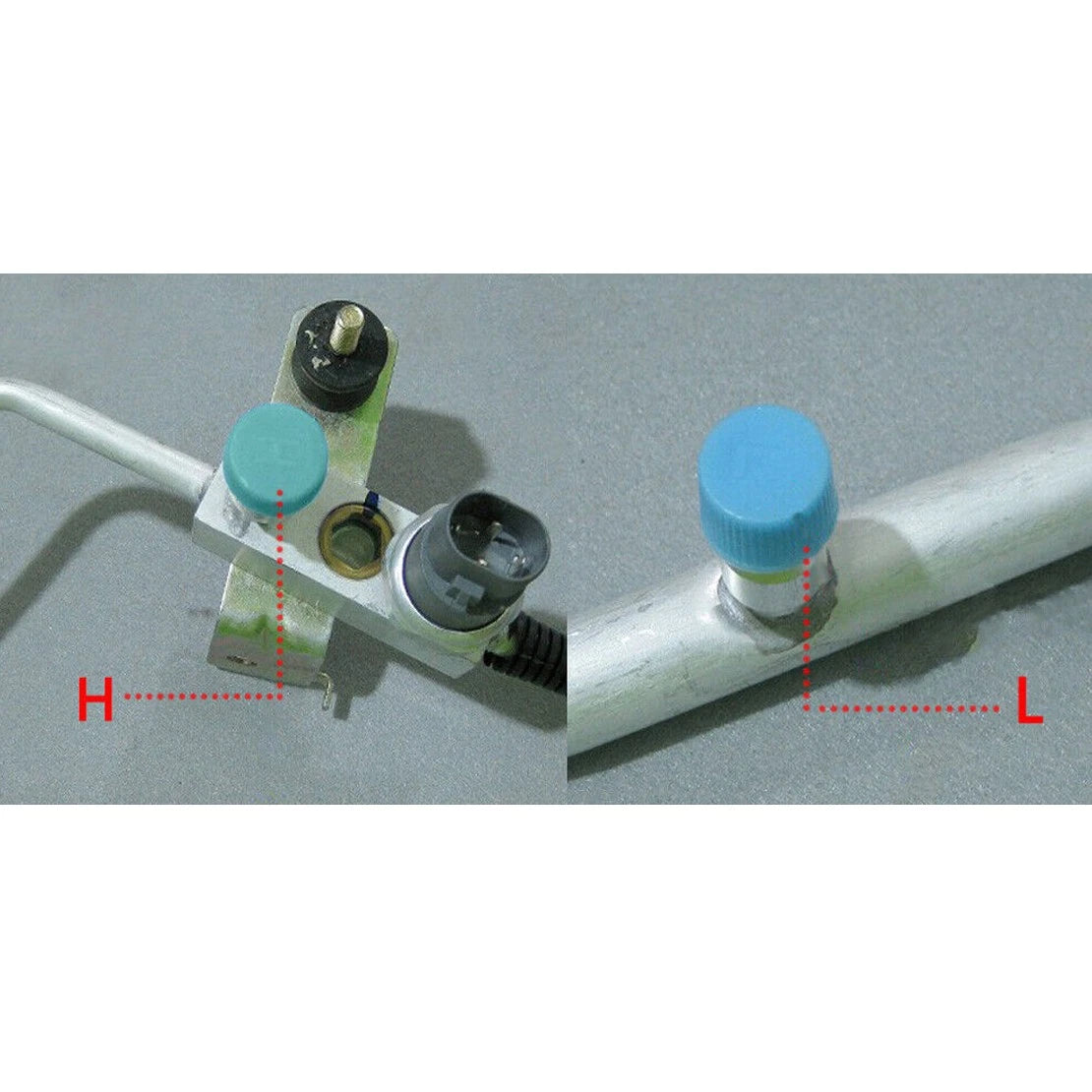 8x Blue AC A/C System Valve Caps for High Low Pressure Service