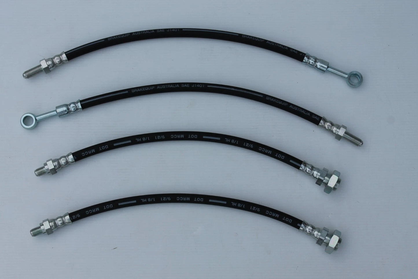 Front & Rear Brake Hose Set (4) for MGA 1600cc (1959-1962)
