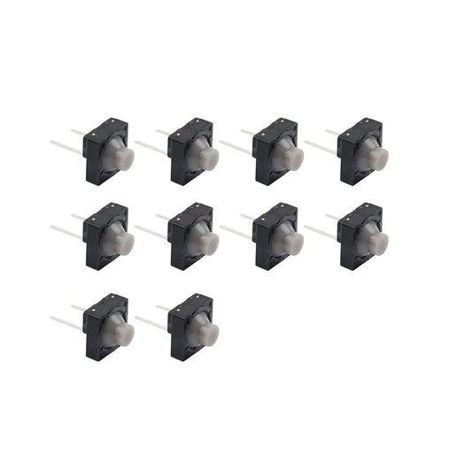 10 x 8mm Momentary Tactile Push Button Switch for PCB Panels