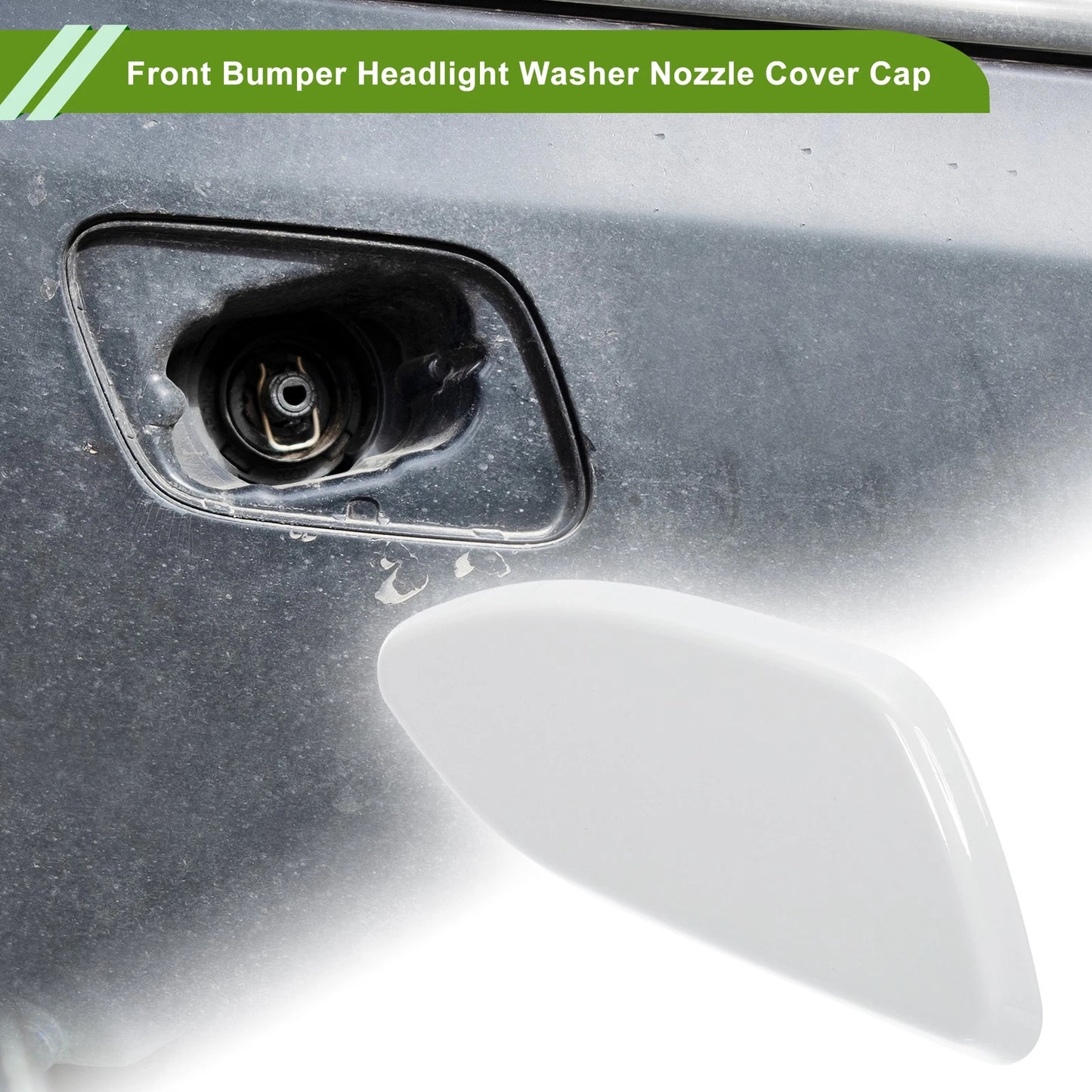 Front Right Washer Nozzle Cover Cap White for Toyota Rav4 (2010–2012)