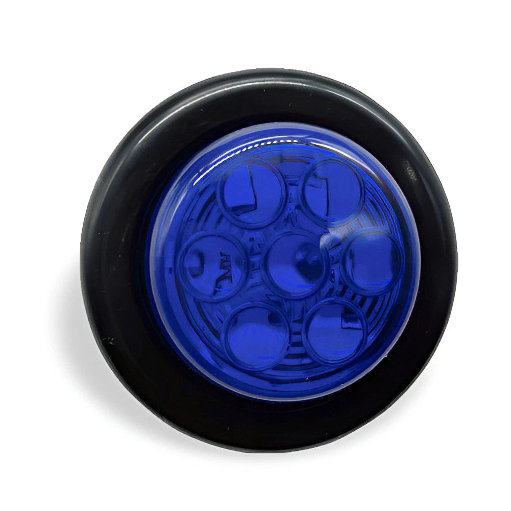 Blue Side Marker Light for Truck Trailer Rund Clearance Lamp