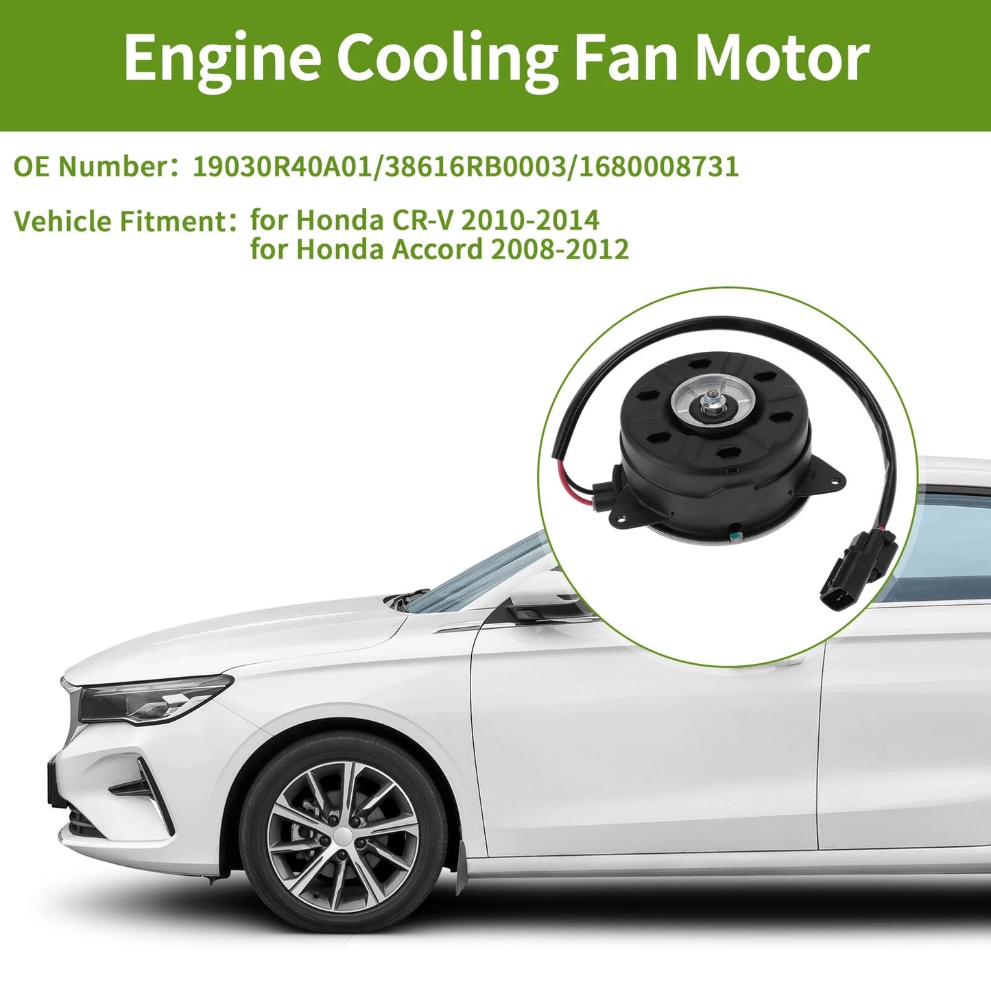 Radiator Fan Motor for Honda CR-V (2010-2014)