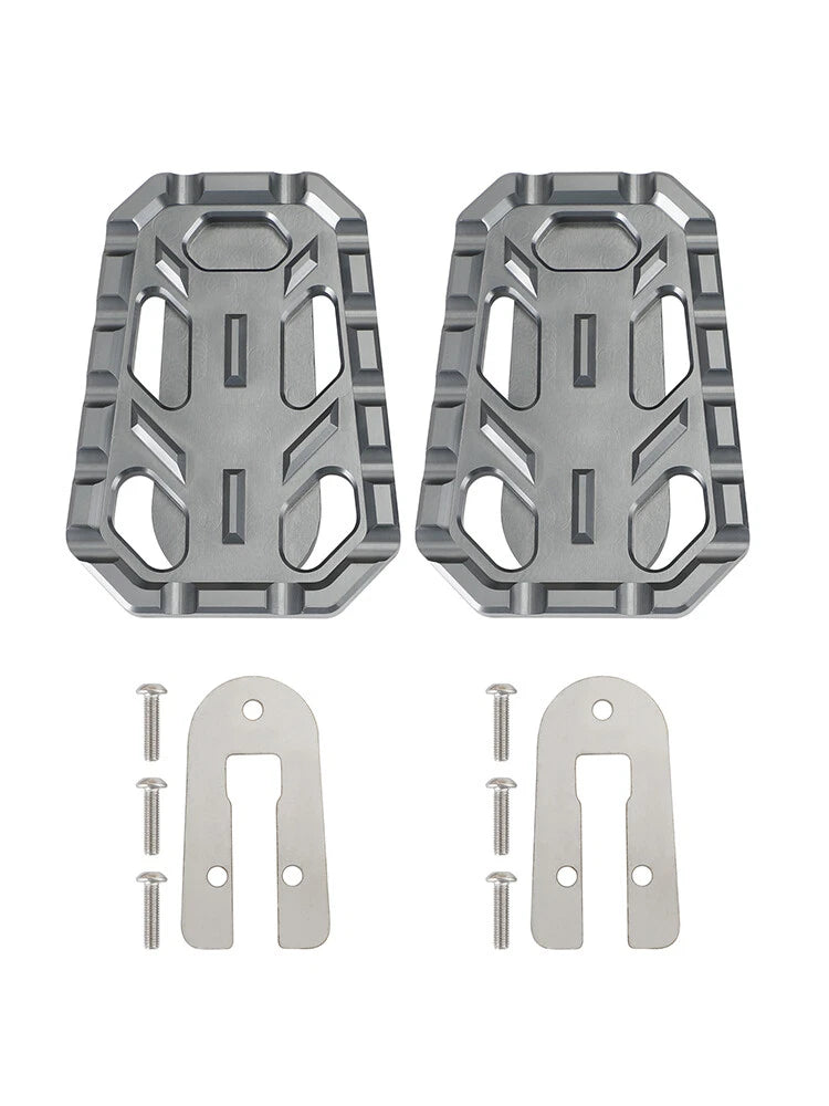 Enlarge Foot Pegs 2 x Silver for Triumph Scrambler Tiger (2017-2023)