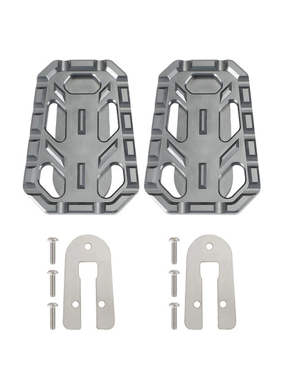Enlarge Foot Pegs 2 x Silver for Triumph Scrambler Tiger (2017-2023)