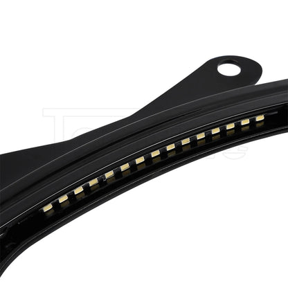 Curved License Plate Frame LED Light for Harley FLHRXS Road King (2017-2025)