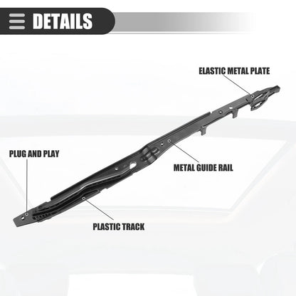 Sunroof Track Guide Rails Assembly Repair Kit for Ford F150 F250 (2015-2023)