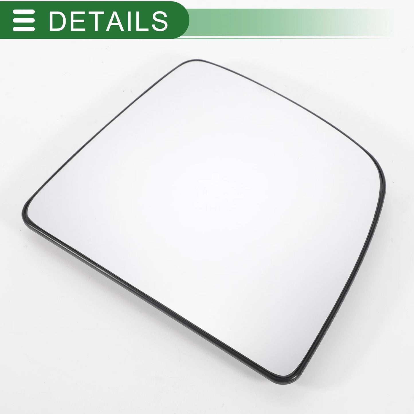 Right Side White Convex Mirror Glass for Ford Transit (2014-2018)