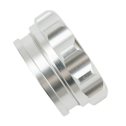 2 x 50.8mm Aluminium Weld On Filler Neck And Cap Water Tank Sliver