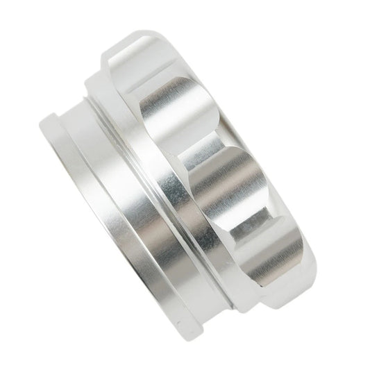 2 x 50.8mm Aluminium Weld On Filler Neck And Cap Water Tank Sliver