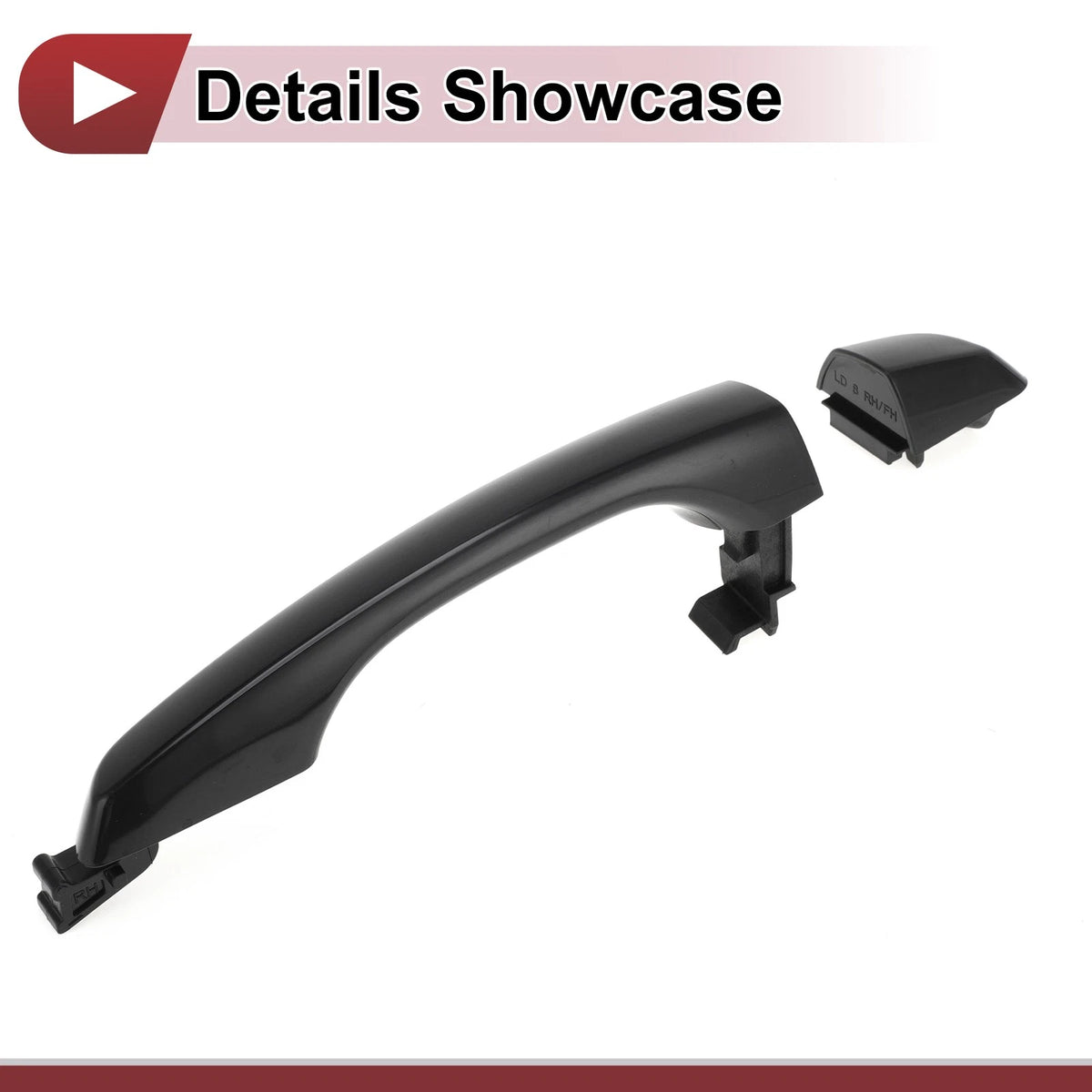 Car Door Handle Grip for Hyundai Elantra Sedan 2017-2020 Right Black