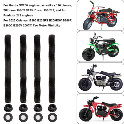 Cylinder Head Bolt Kit for Honda GX160 GX200 (2000-2023)