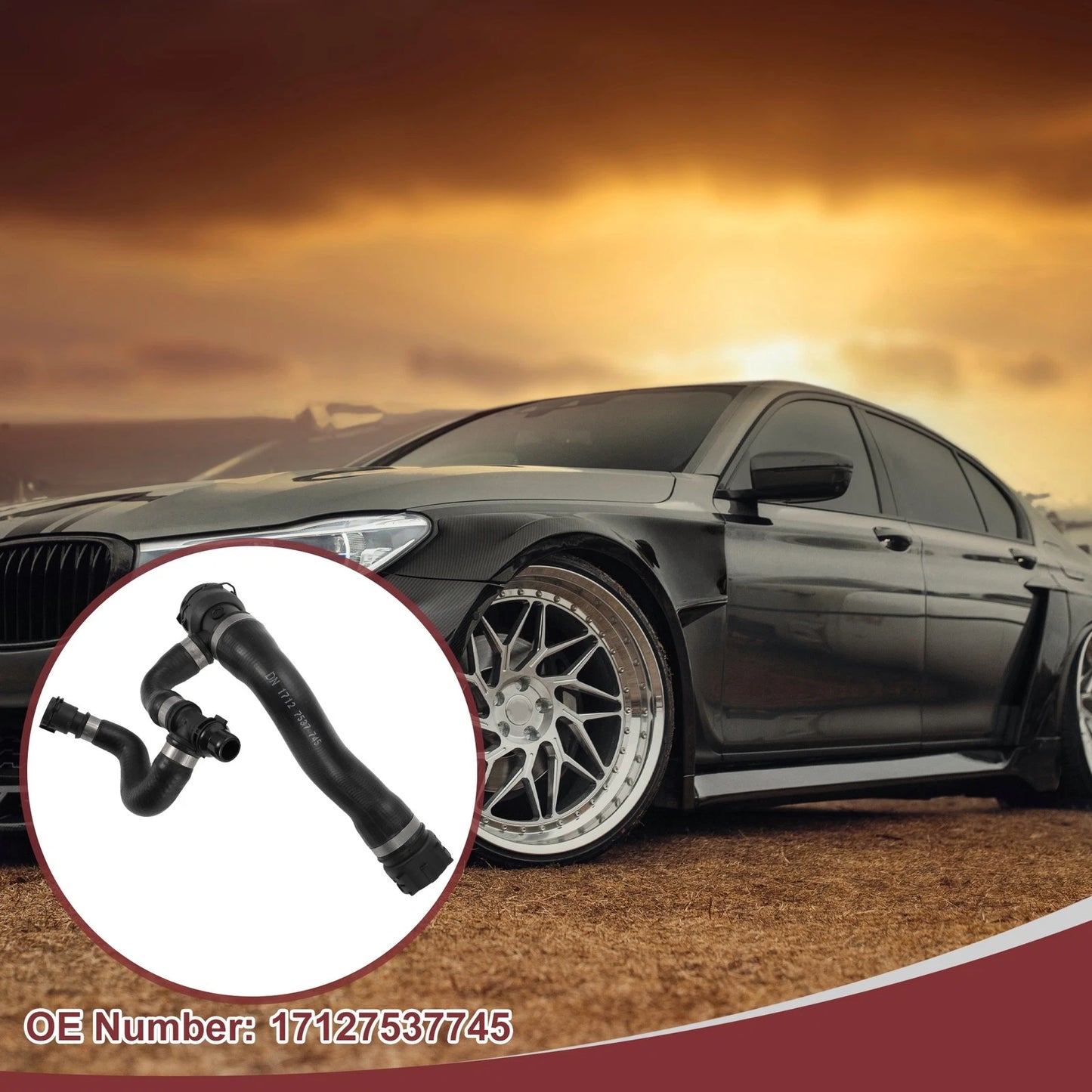 Radiator Coolant Hose for BMW E65 E66 730i 730Li (2000-2008)