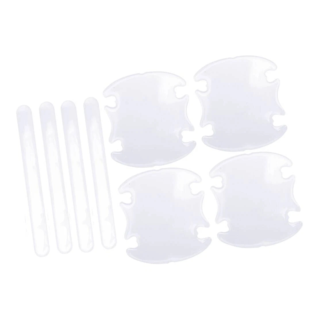 8pcs Clear Anti-Scratch Car Door Handle Cup Protector Film for Various Models