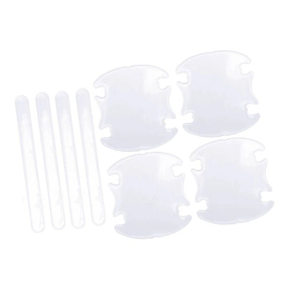 8pcs Clear Anti-Scratch Car Door Handle Cup Protector Film for Various Models