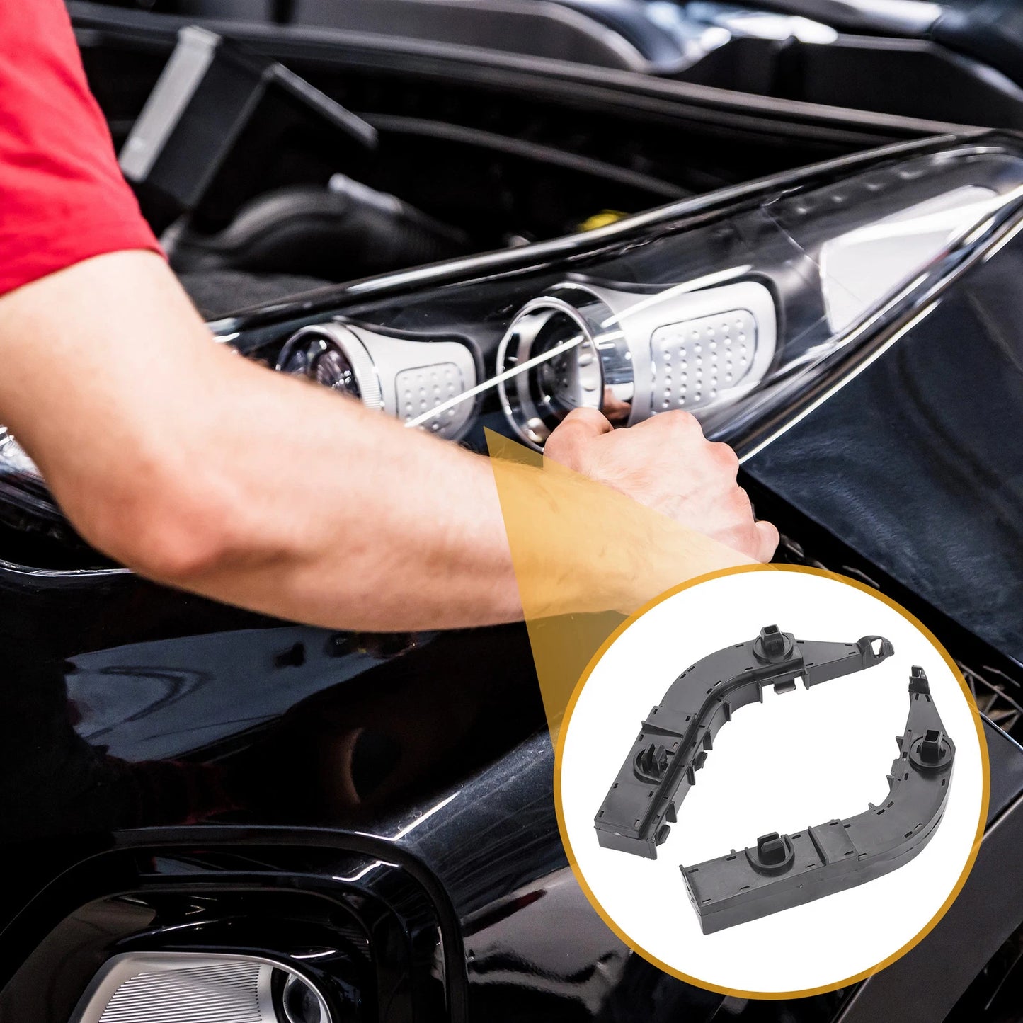 Bumper Support Bracket 1 Pair for Honda City (2005-2008)