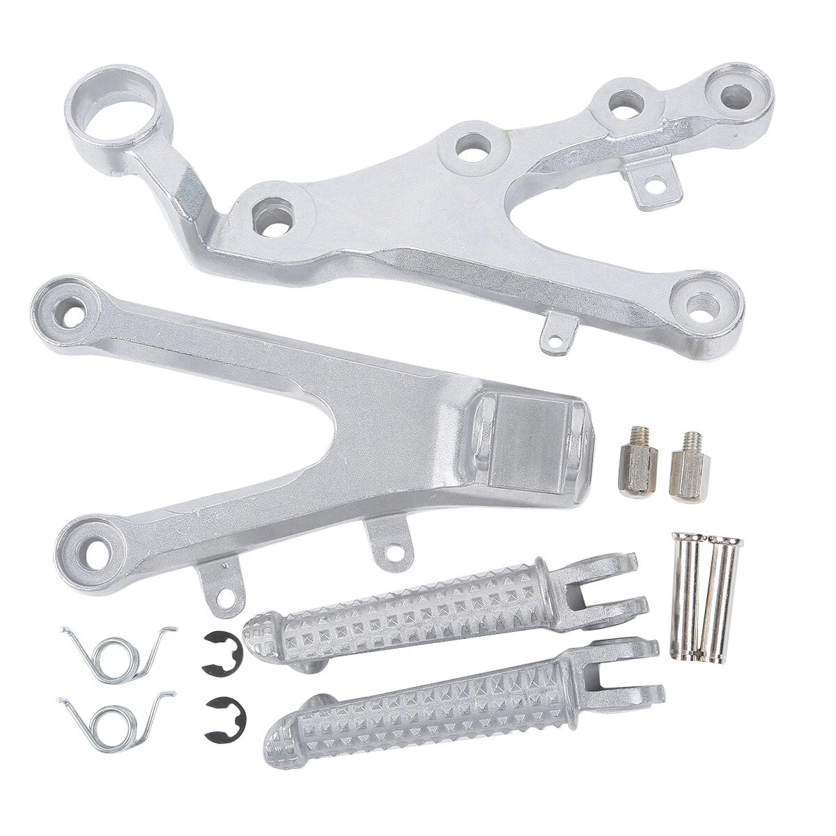 Driver & Passenger Footpegs Footrests Bracket for Yamaha YZF R6 (2006-2016)