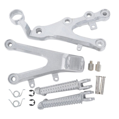 Driver & Passenger Footpegs Footrests Bracket for Yamaha YZF R6 (2006-2016)