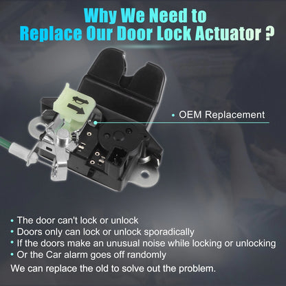 Rear Liftgate Door Lock Actuator Motor for Kia Cadenza (2014-2016)