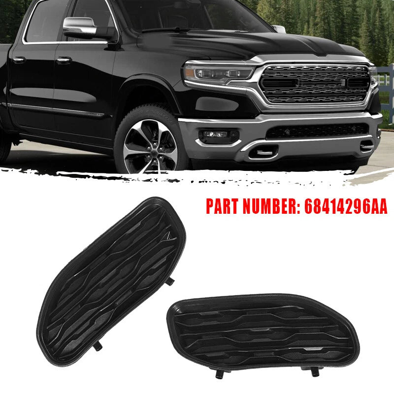 Right & Left Front Bumper Bezel Kit for 2019-2022 Dodge Ram 1500