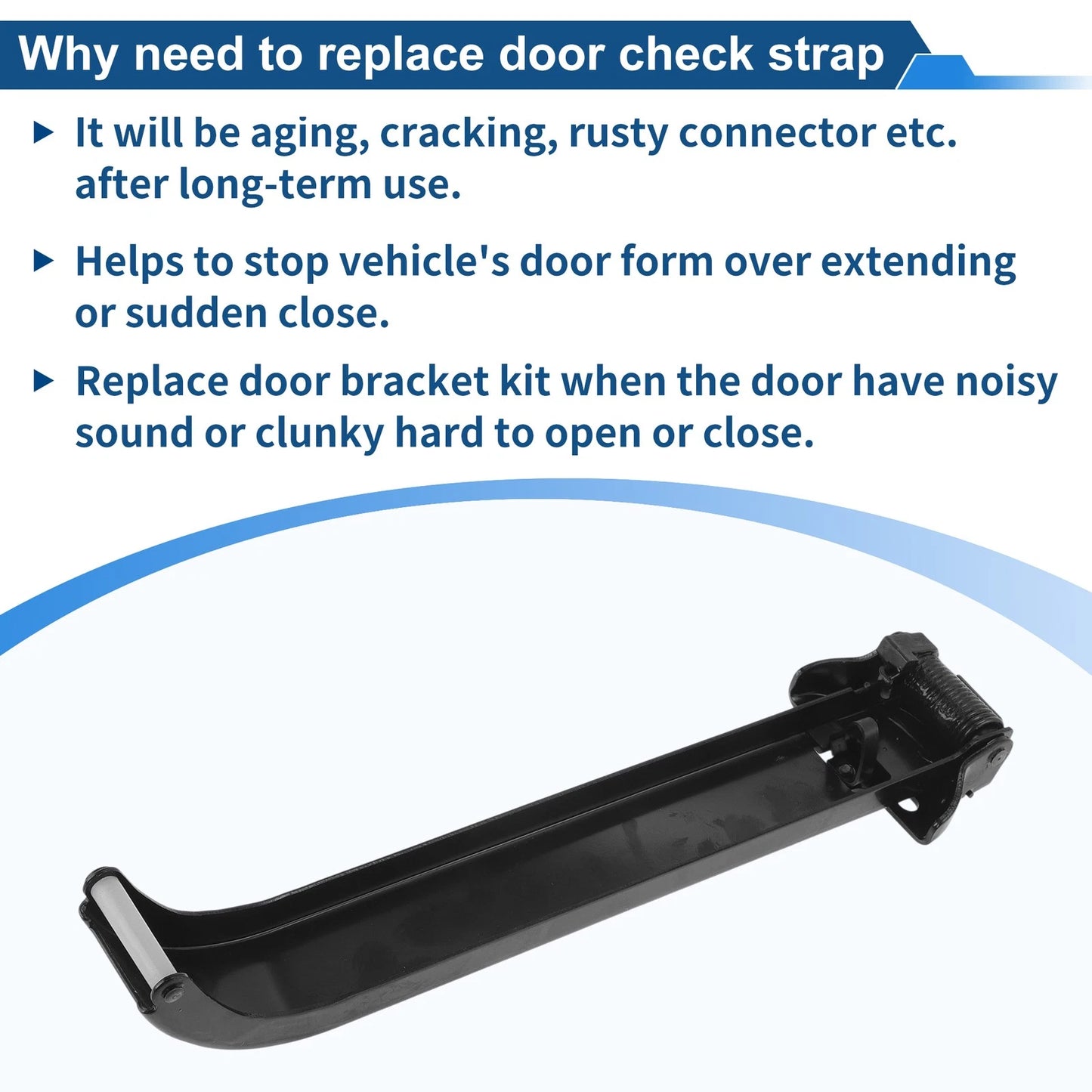 Rear Left & Right Door Check Straps for Renault Master (2010-2020)