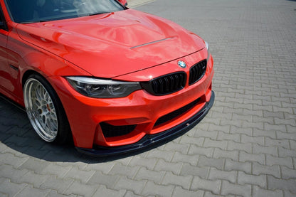 Front Bumper Lip for BMW F30 M3 Gloss Black (2012-2018)