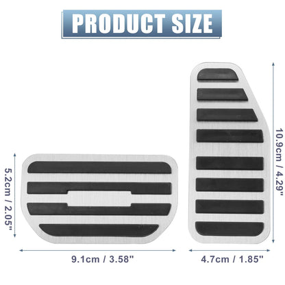 Foot Pads Accelerator Gas Brake Pedal Covers for Suzuki Solio (2001-2015)