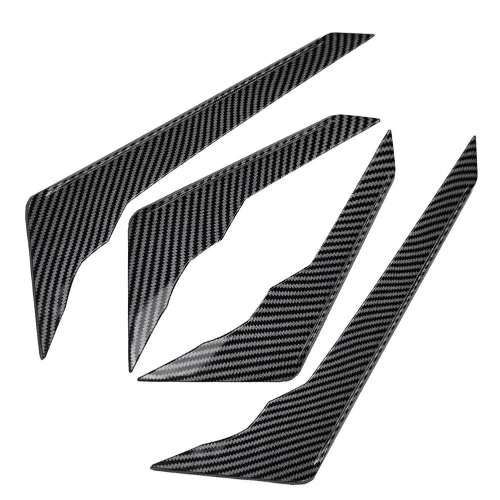 Carbon Fiber Front Bumper Side Spoiler Trim for Audi Q5 (2021-2024)