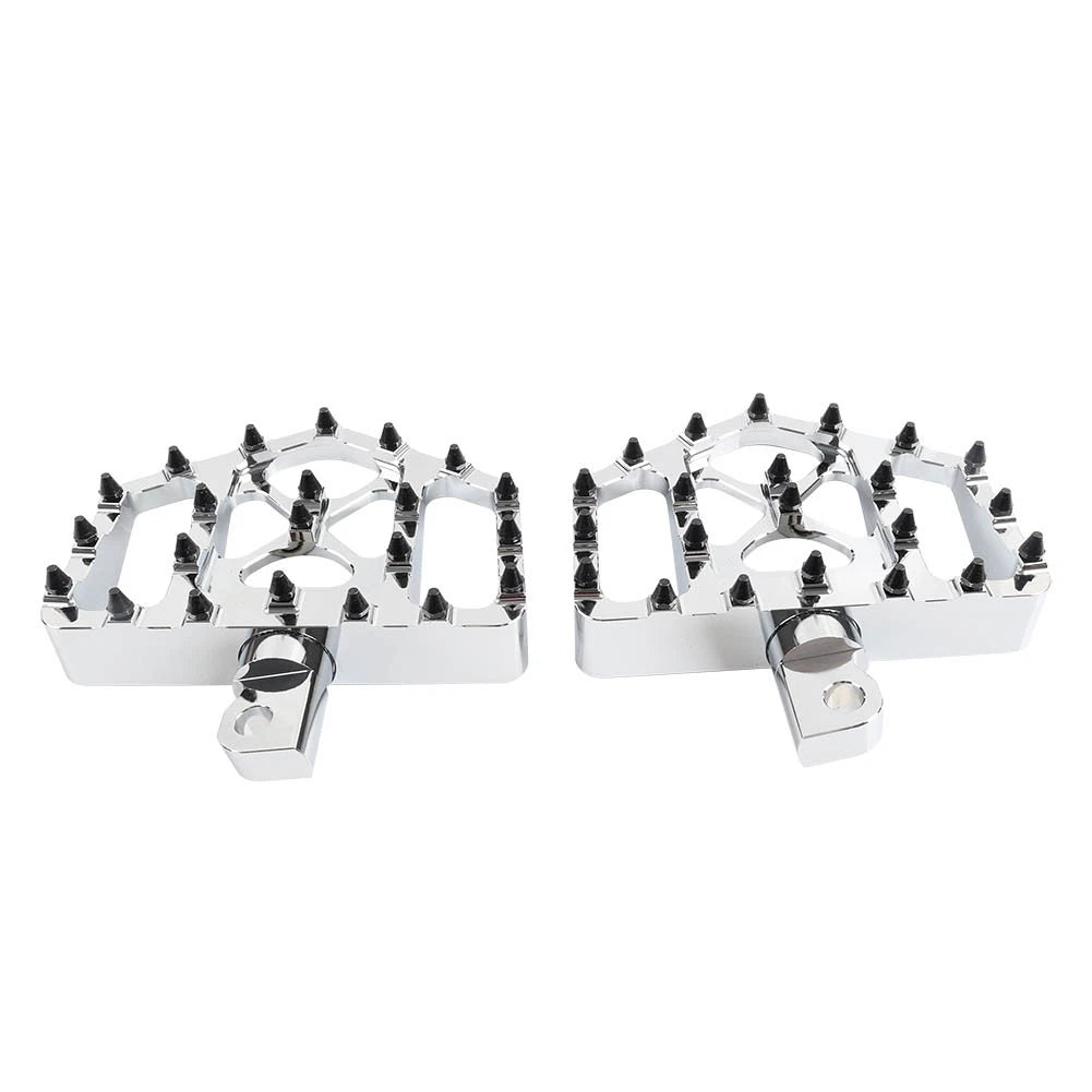 Wide Foot Pegs MX Style Floorboard for Harley Touring Softail Dyna