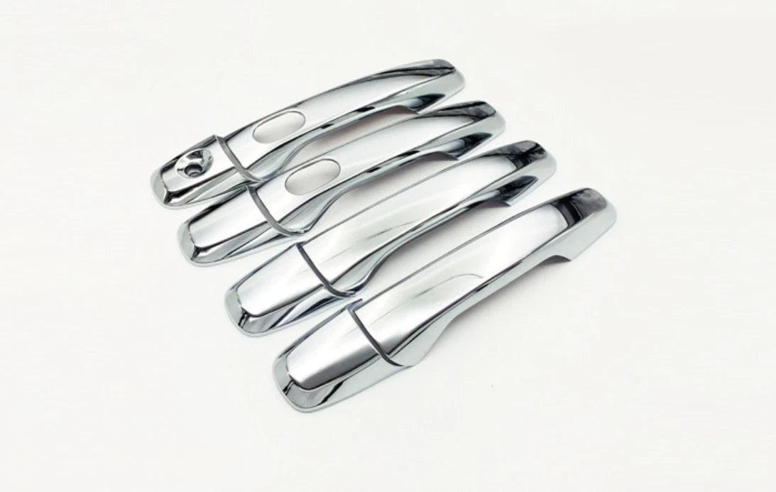 Chrome Door Handle Lid Smart Keyhole Cover Trim for Ford Explorer (2011-2018) 8 x pcs