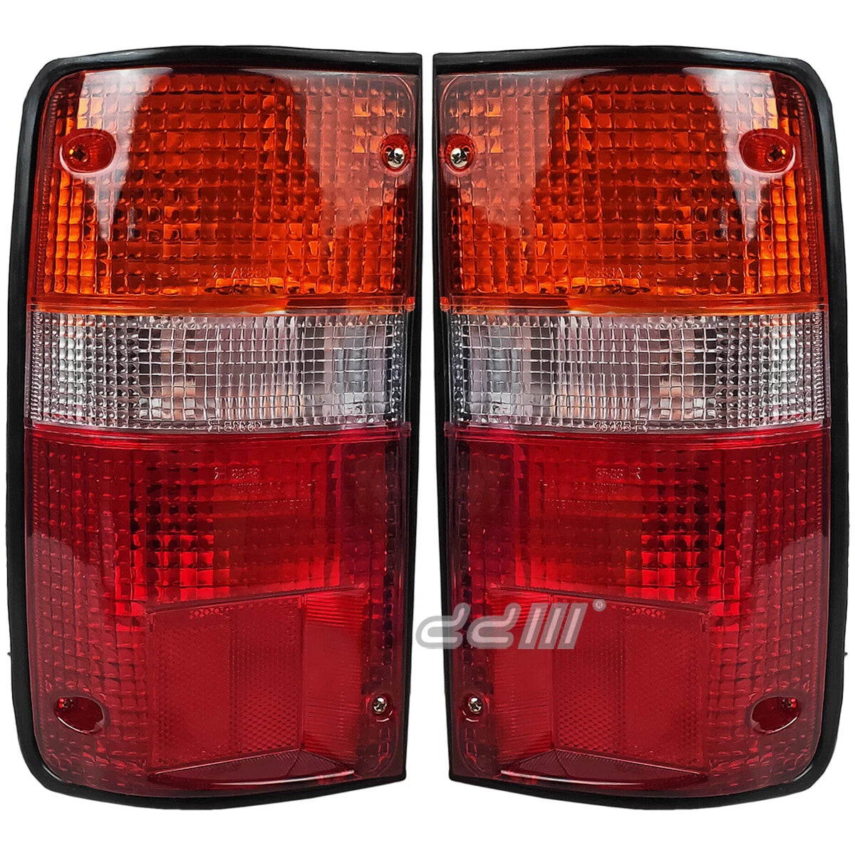 2 x Rear Tail Light Lamps for Toyota Hilux RN80 RN110 LN106 YN110 (88-97)