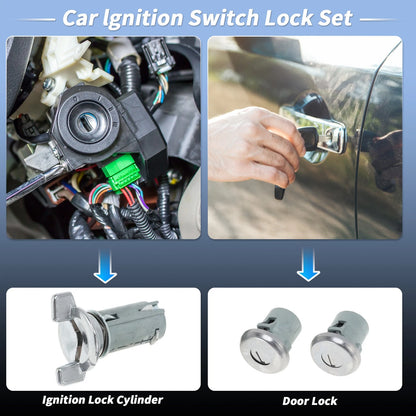 Ignition Lock Cylinder and Door Lock for Chevy Suburban (1979-1994)
