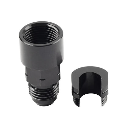 6AN Male to 5/16" Quick Disconnect EFI Fuel Rail Adapter for GM LS (2001-2023)