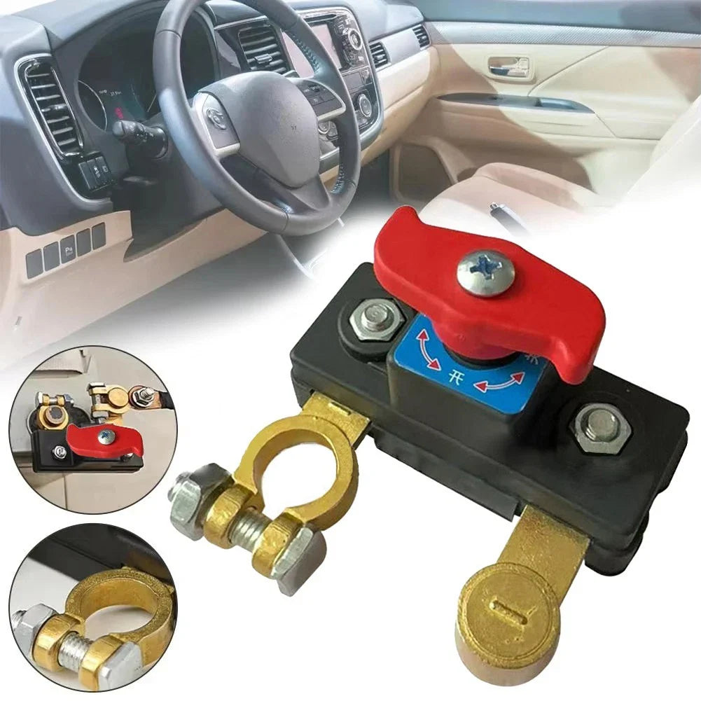 Car Battery Cutoff Switch for RVs/Boats/Trailers with Easy Installation