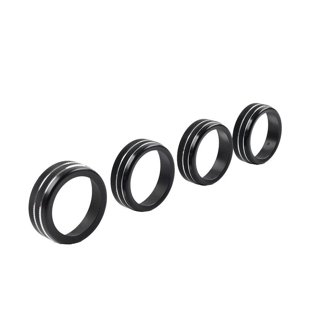 Black AC Climate Control Knob Trim for Toyota Tacoma (2016-2023)