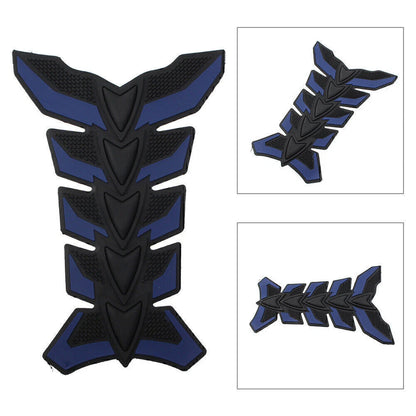 Grip Fuel Tank Pad Cap Cover for Honda Motorcycle Universal Blue