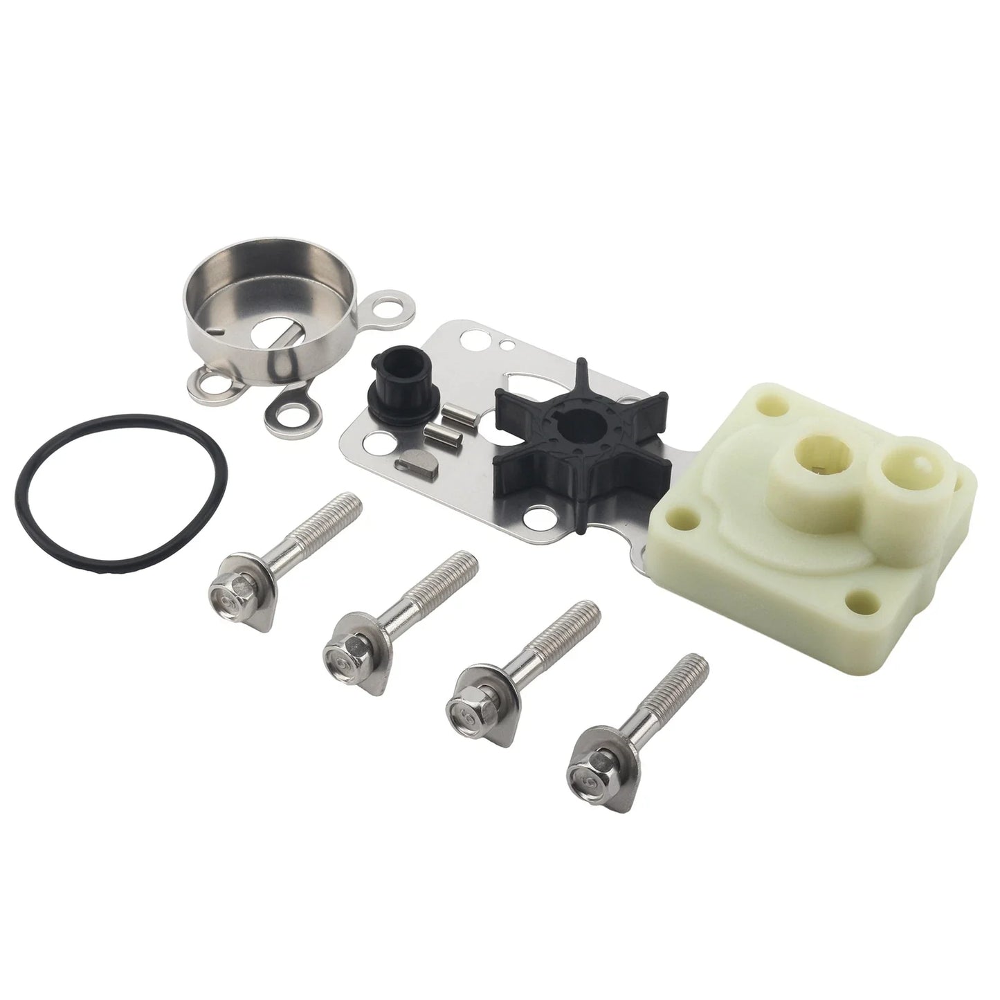 Water Pump Impeller Kit for Yamaha 4-Stroke F15/F20 15/20HP Outboard