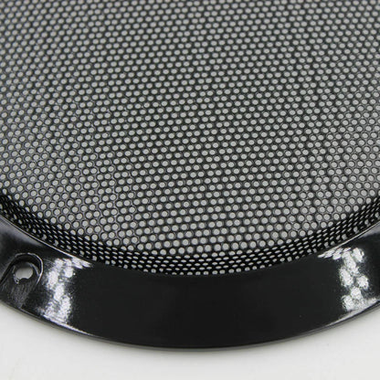6.5" Speaker Cover Panel Coaxial Steel Sub Mesh Grills Cover 185mm Black Frame