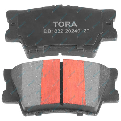 Rear Ceramic Disc Brake Pad Set for Toyota RAV4 (2005-2019) RWD AWD SUV