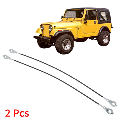 Tailgate Support Cables for Jeep CJ Series CJ5 CJ7 Scrambler (1976-1986)