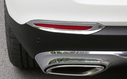 ABS Chrome Rear Fog Light Lamp Cover Trim for Mercedes-Benz GLC300 (2016-2019)