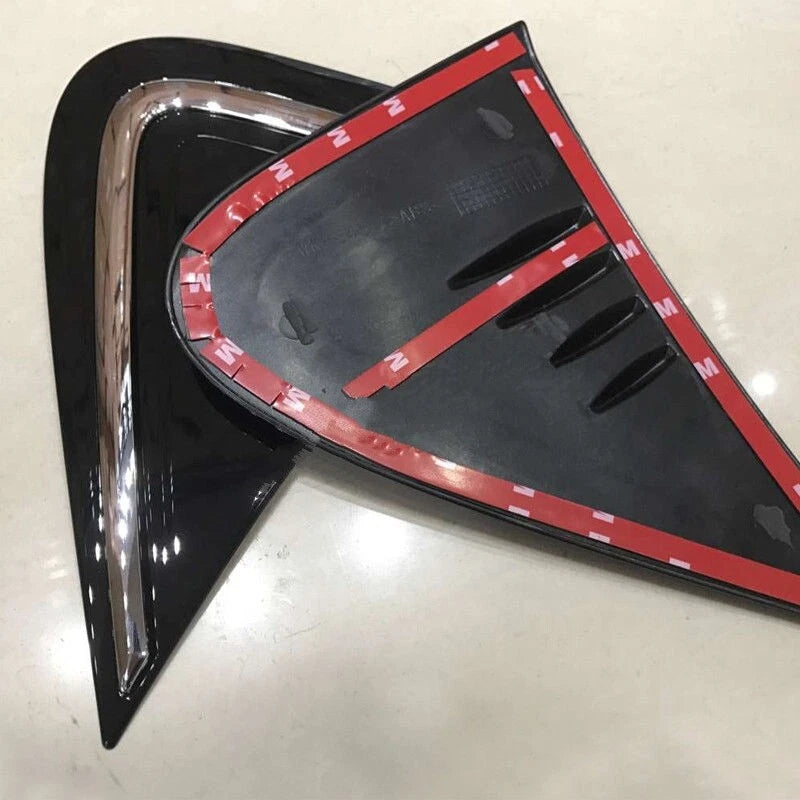 Glossy Black Side Wing Fender Air Vent Cover Trim for Toyota C-HR (2018-2023) 2 x