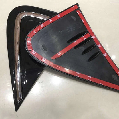 Glossy Black Side Wing Fender Air Vent Cover Trim for Toyota C-HR (2018-2023) 2 x