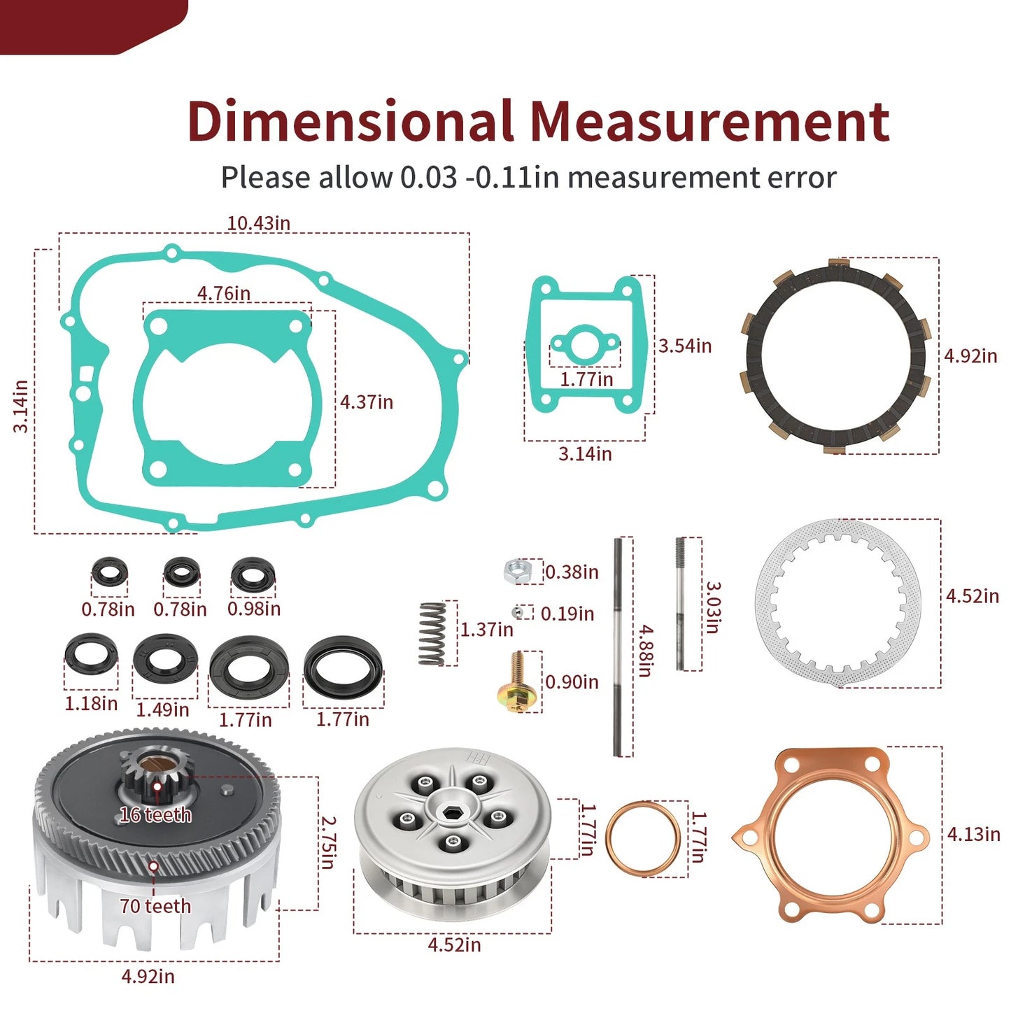 Clutch Kit for Yamaha Blaster 200-2006