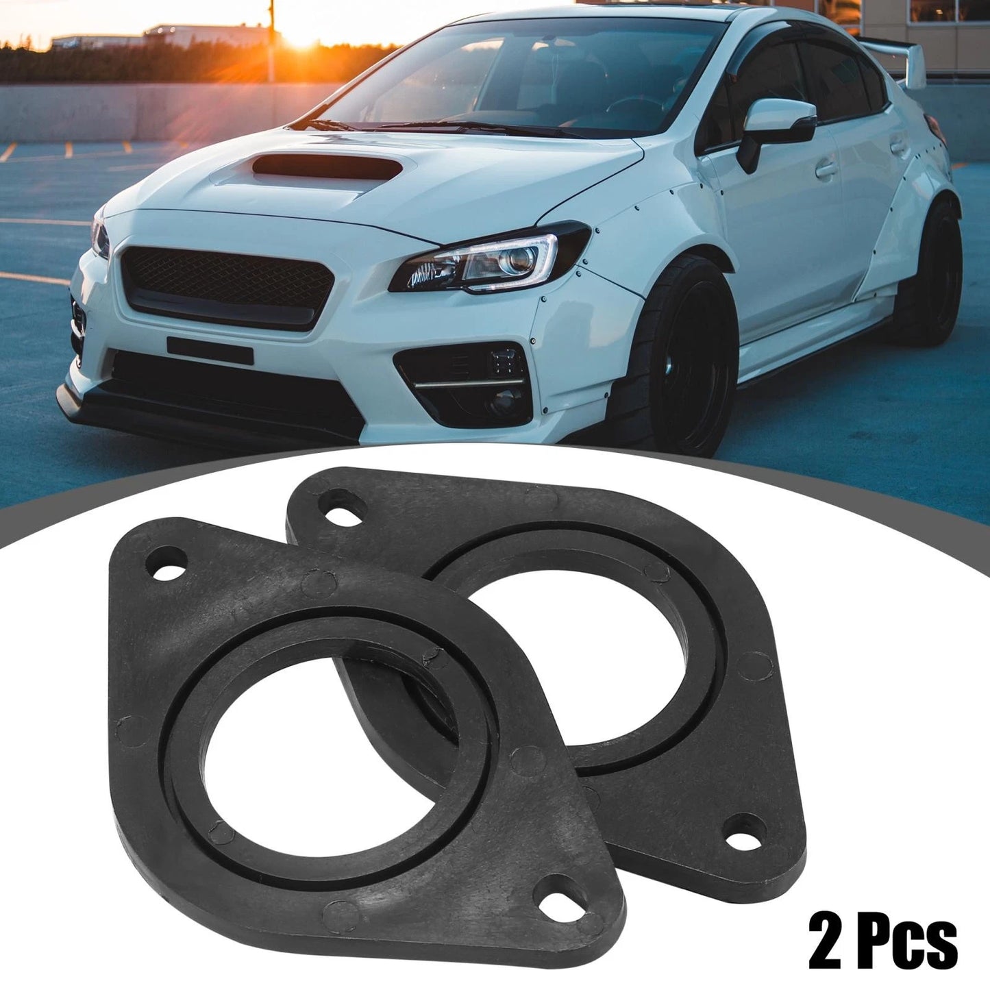 2 x Car Speaker Mounting Adapter Bracket Rings for Toyota