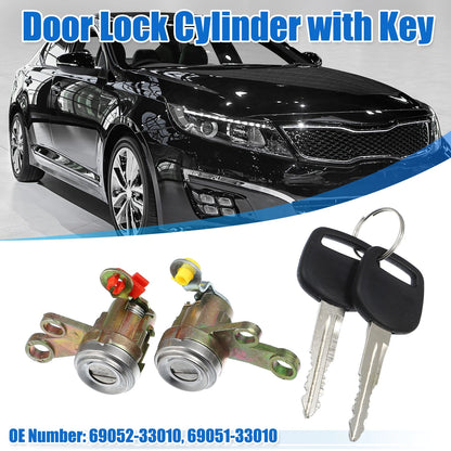 Door Lock Cylinder Set with Keys for Toyota Camry (1992-1996)