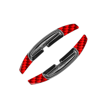 Red Steering Wheel Shifter Paddle Extensions for Porsche Macan 911 Panamera